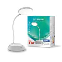 Настільна лампа TITANUM LED DC3 7W 3000-6500K USB сіра Фото