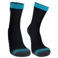 Водонепроникні шкарпетки Dexshell Running Lite XL Black/Blue Фото