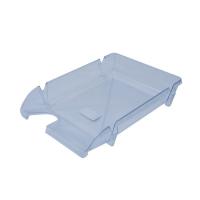 Лоток для бумаг Арника горизонтальный КОМПАКТ, прозрачный Фото