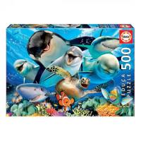 Пазл Educa Подводное селфи 500 элементов Фото