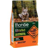 Сухий корм для собак Monge Dog Bwild Gr.Free качка 2.5 кг Фото