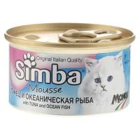 Консервы для кошек Simba Cat Wet тунец и океаническая рыба 85 г Фото