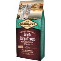 Сухий корм для кішок Carnilove Fresh з коропом і фореллю 6 кг Фото