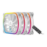Кулер для корпуса Enermax SQUA RGB WHITE 3x 120 mm (3 PACK) Фото