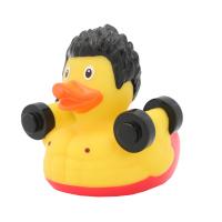 Іграшка для ванної Funny Ducks Качка Бодібілдер Фото