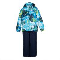 Комплект верхнього одягу Huppa YOKO 41190014 синій з принтом/темно-синій 116 Фото