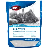 Наповнювач для туалету Trixie Simple'n'Clean силікагелевий вбирний 2.3 кг 5 л Фото