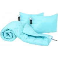 Одеяло MirSon Набор EcoSilk Всесезонный 1662 Eco Light Blue Одея Фото