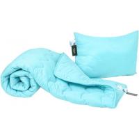 Одеяло MirSon Набор шелковый №1688 Eco Light Blue Одеяло 155х215 Фото