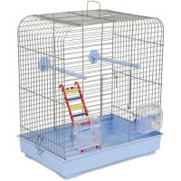 Клетка для птиц Природа "Белла" 37х25х37 см светло-голубая Фото