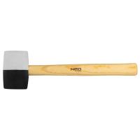 Киянка Neo Tools гумова, 450г, рукоятка дерев'яна Фото