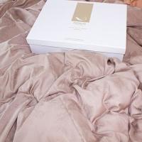 Постельное белье MirSon Satin Жаккард Golden wheat 160х220 Фото