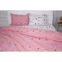 Постільна білизна MirSon Бязь Ranforce Elite 17-0528 Bunnies pink 110х140 Фото