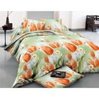 Постельное белье MirSon Сатин 22-1287-1 Tulips 2х143х210 Фото