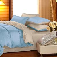 Постельное белье MirSon Сатин Premium 0843 + 0841 Sandra Семейный Фото