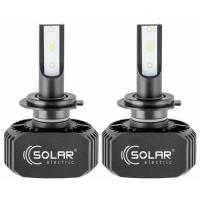 Автолампа SOLAR H7 LED 12/24V 40W 5000Lm 6000K, CSP1860 Фото