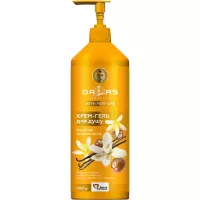 Гель для душу Dalas Cosmetics Олія ши та пряна ваніль 1000 г Фото