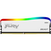 Модуль пам'яті для комп'ютера Kingston Fury (ex.HyperX) DDR4 8GB 3600 MHz Beast White RGB SE Фото