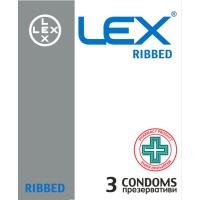 Презервативи Lex Condoms Ribbed 3 шт. Фото