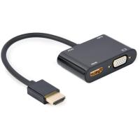 Перехідник Cablexpert HDMI to HDMI/VGA+audio 3.5mm Фото