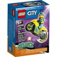 Конструктор LEGO City Каскадерський кібермотоцикл 13 деталей Фото