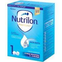 Дитяча суміш Nutrilon 1 Premium+ молочна 600 г Фото