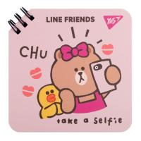 Блокнот Yes Line Friends Chu 110 х 110 80 аркушів Фото