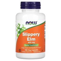 Трави Now Foods Слизький в'яз, 400 мг, Slippery Elm, 100 вегетаріа Фото