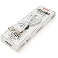Дата кабель iKAKU USB 2.0 AM to Lightning 1.0m KSC-060 SUCHANG White Фото