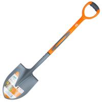 Лопата Flora штыковая с пластиковой ручкой 290x210x1050мм 1.9кг Фото