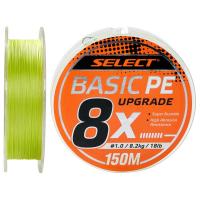 Шнур Select Basic PE 8x 150m Light Green 1.0/0.14mm 18lb/8.2kg Фото