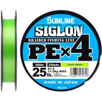 Шнур Sunline Siglon PE н4 300m 1.5/0.209mm 25lb/11.0kg Light Gr Фото