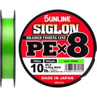 Шнур Sunline Siglon PE х8 150m 0.6/0.132mm 10lb/4.5kg Light Gre Фото