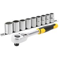 Набор торцевых головок Stanley торцевых 1/2" 10 шт, с трещеткой Фото