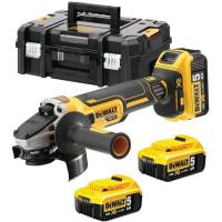 Шлифовальная машина DeWALT DCG405 18В XR Li-lon, 125 мм, 3x5Ah, кейс TSTAK Фото