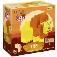 Конструктор Wader Baby Blocks Сафари - лев Фото