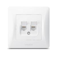 Компьютерная розетка Videx BINERA CAT6+CAT6 Фото