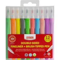 Фломастери Maxi пензлики BRUSH-TIPPED Jumbo, 10 пастельних кольорі Фото