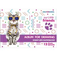 Альбом для малювання Cool For School на скобі , 12 аркушів Фото