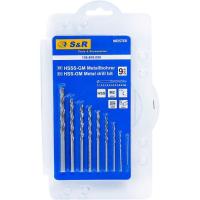 Набор сверл S&R по металлу MEISTER 9шт. 1.0-5.0 мм Фото