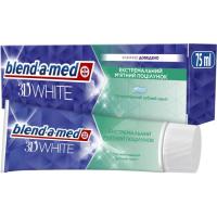Зубная паста Blend-a-med 3D White Экстремальный мятный поцелуй 75 мл Фото