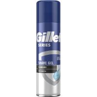 Гель для бритья Gillette Series Очищувальний з вугіллям 200 мл Фото