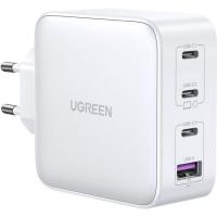 Зарядний пристрій Ugreen Nexode USB-A+3*USB-C 100W GaN Te ch Fast White Фото