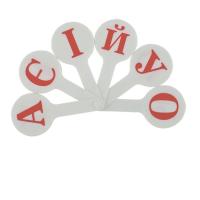 Навчальний набір ZiBi Kids line Віяло - алфавіт українських літер Фото