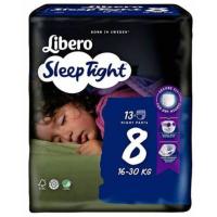 Подгузники Libero Sleep Tight Розмір 8 (16-30 кг) 13 шт Фото
