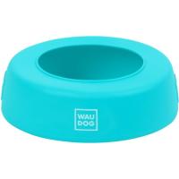 Посуд для собак WAUDOG Silicone Миска-непроливайка 1 л блакитна Фото