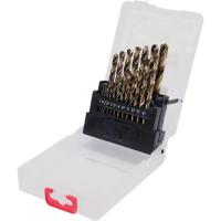 Набір свердл HAISSER по металу HSS - (1-10)х0.5мм, 19шт. Фото