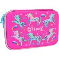 Пенал Cool For School с тиснением 1 отделение Фуксия Фото