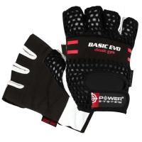 Перчатки для фитнеса Power System Basic EVO PS-2100 Black Red Line M Фото