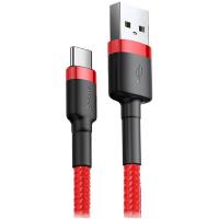 Дата кабель Baseus USB 2.0 AM to Type-C 2.0m 3A Red Фото